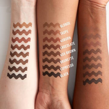 Fill & Fluffy Eyebrow Pencil Pomade Pencil on different skin tones