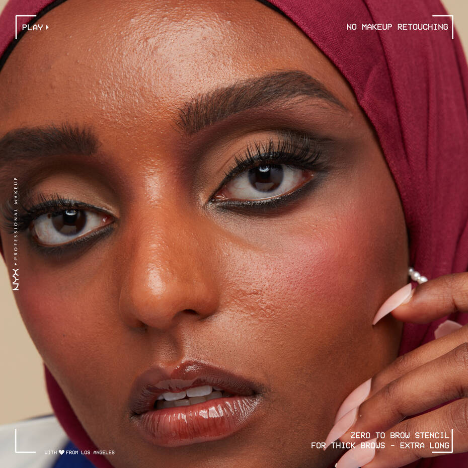 ZeroToBrow Eyebrow Stencils NYX Professional Makeup