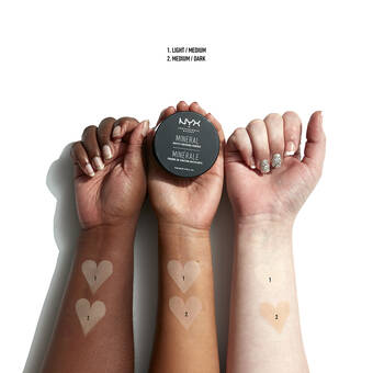 NYX Mineral Matte Finishing Powder - as seen on @via..li's routine