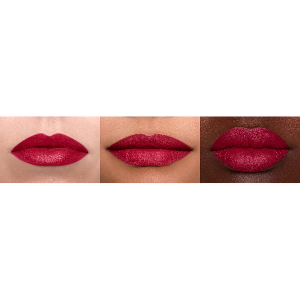 Suede Matte Liquid Lipstick in 3 different skin tones