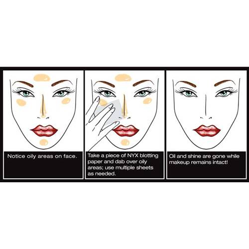 Matte Face Oil Blotting Sheets NYX Professional Makeup