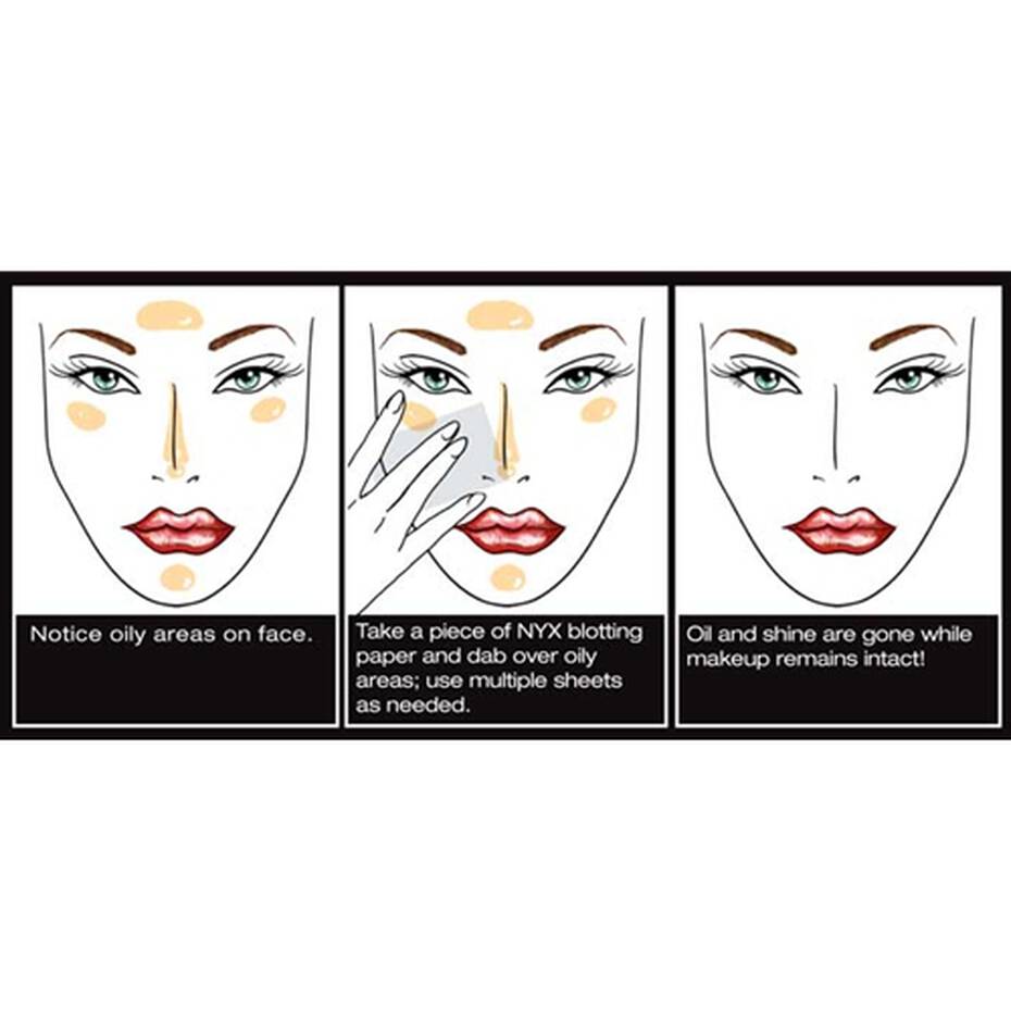 Matte Face Oil Blotting Sheets NYX Professional Makeup