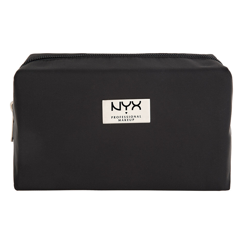 Black Medium Rectangular Zipper Makeup Bag Nyx Professional Makeup