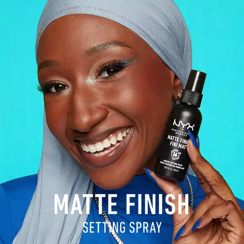 Lock in your look with NYX Professional Makeup’s Matte Setting Spray. The breathable formula provides a shine-free finish for a fresh face, all day long.