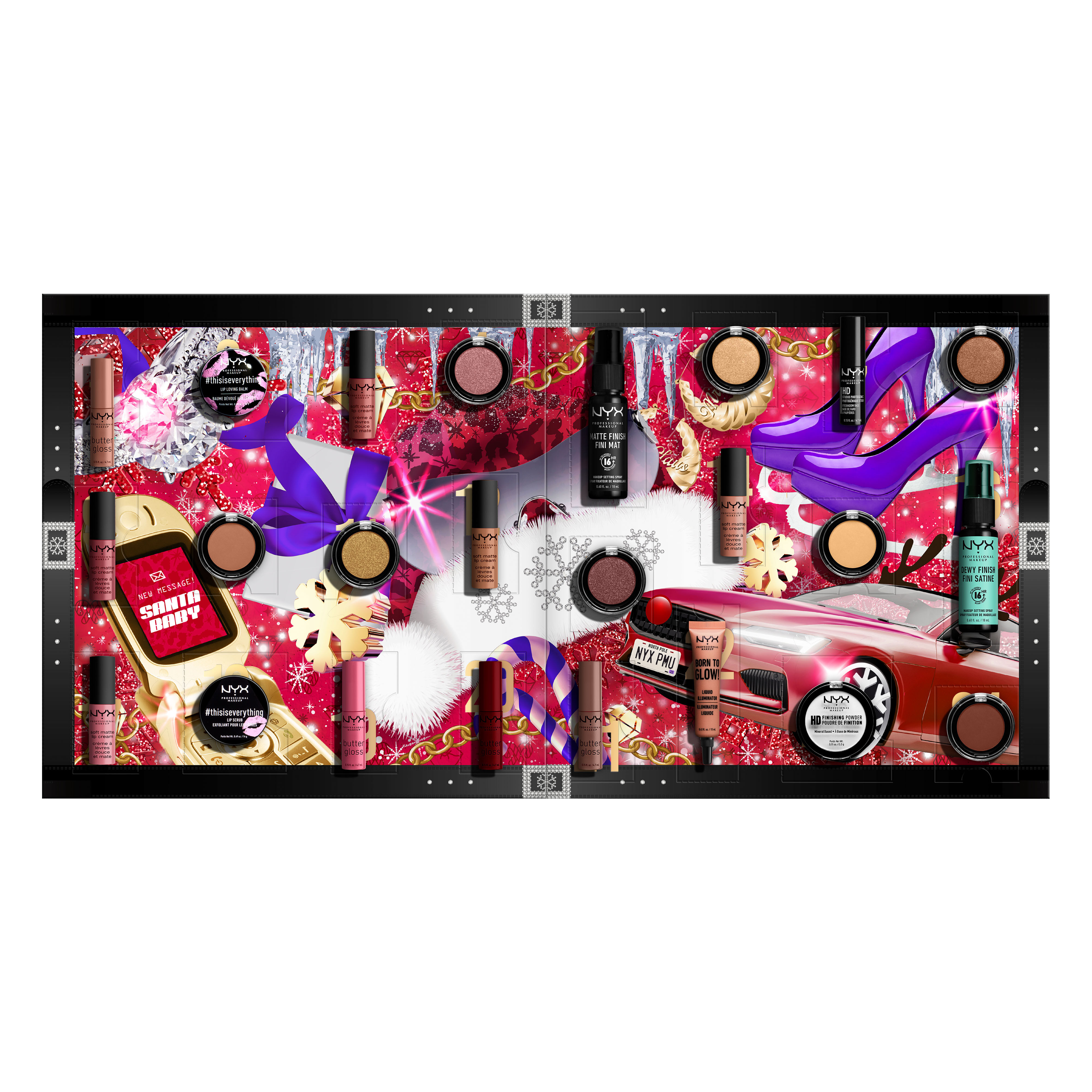 24 Day Advent Calendar NYX Professional Makeup