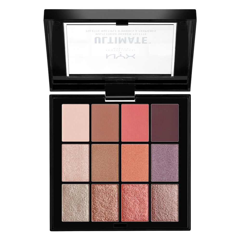 Ultimate multi-finish shadow palette opened