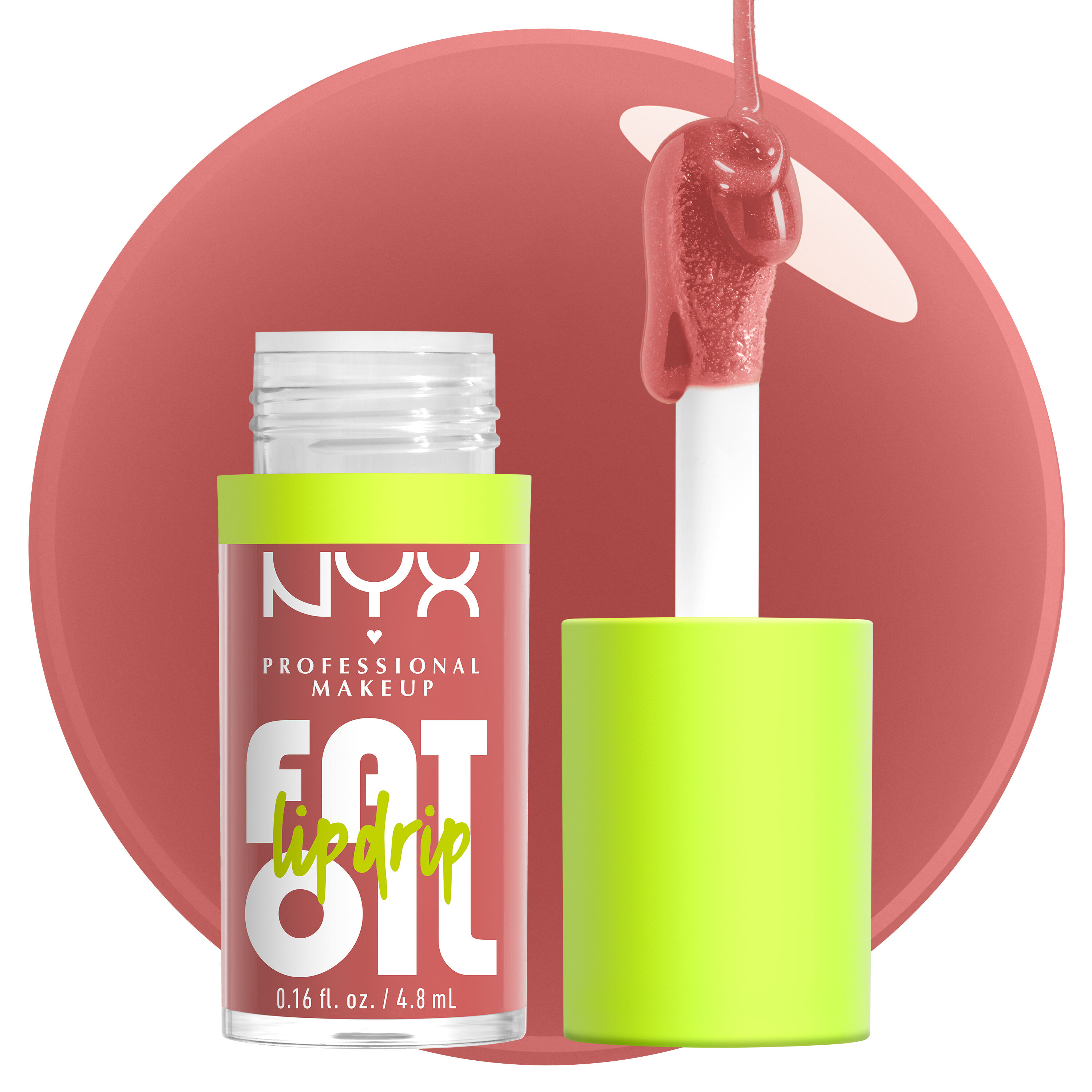 Fat Oil Lip Drip Lip Oil in shade Chillin' Like A Villain bottle with applicator