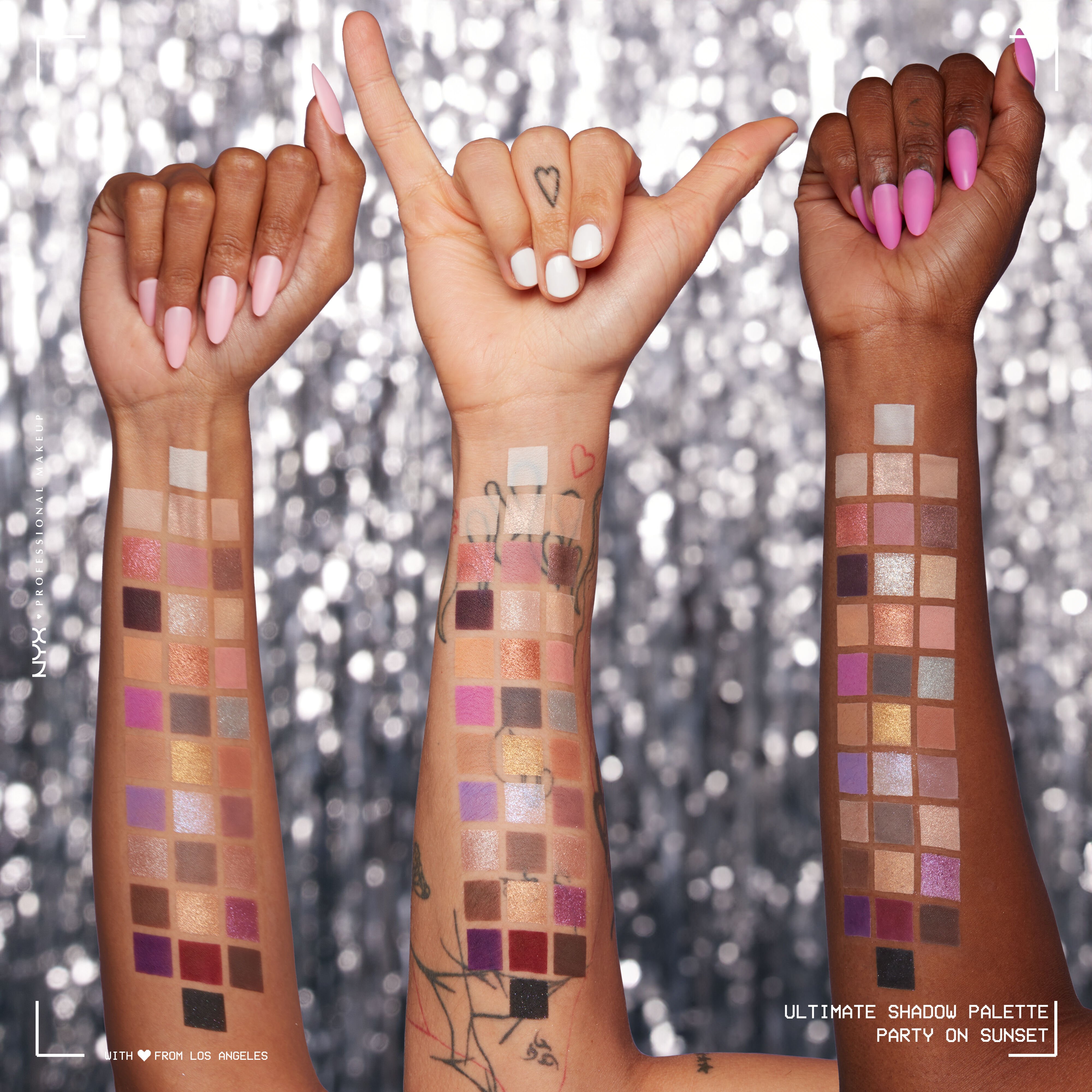 ULTIMATE PARTY ON SUNSET 32-PAN PRO PALETTE