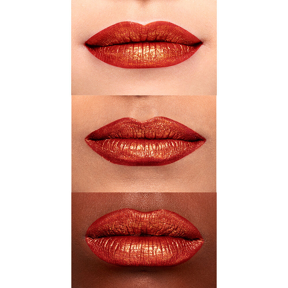 Glitter Goals Liquid Lipstick on different lip shapes and colors
