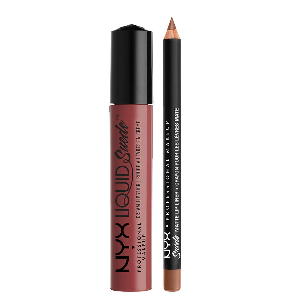 Liquid Suede Lippie Duo Soft Spoken Nyx Professional Makeup
