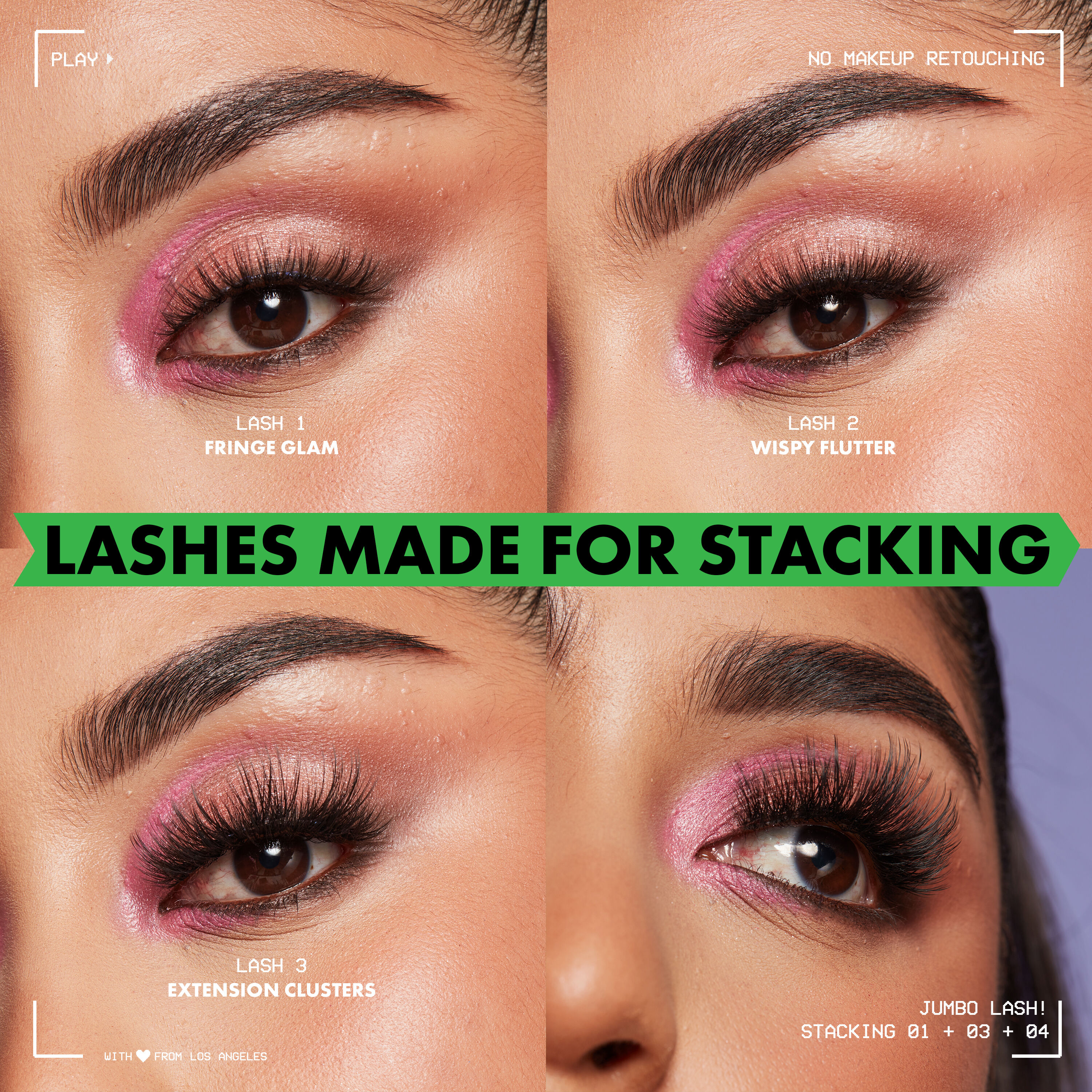 Jumbo Lash! Vegan False Eyelashes