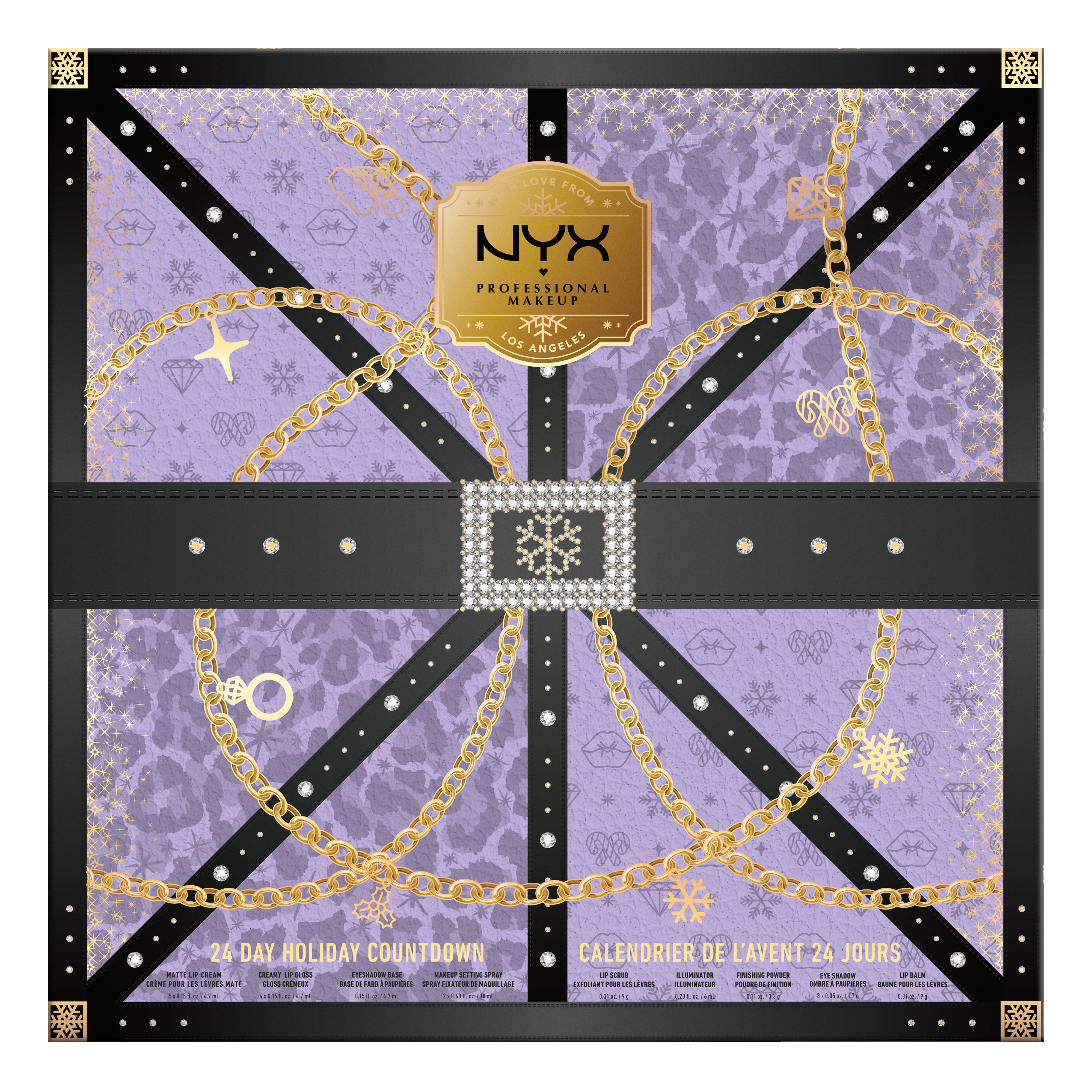 24 Day Advent Calendar NYX Professional Makeup