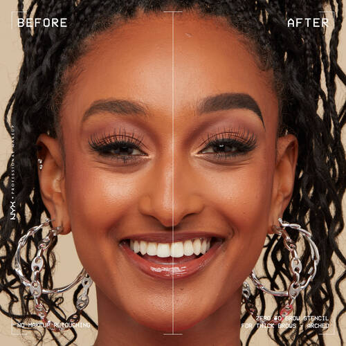 ZeroToBrow Eyebrow Stencils NYX Professional Makeup