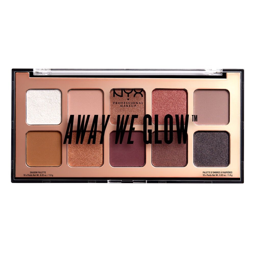 Away We Glow Shadow Palette Nyx Professional Makeup