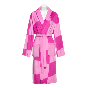 Soft n’ Smushy Pink Checkered Robe