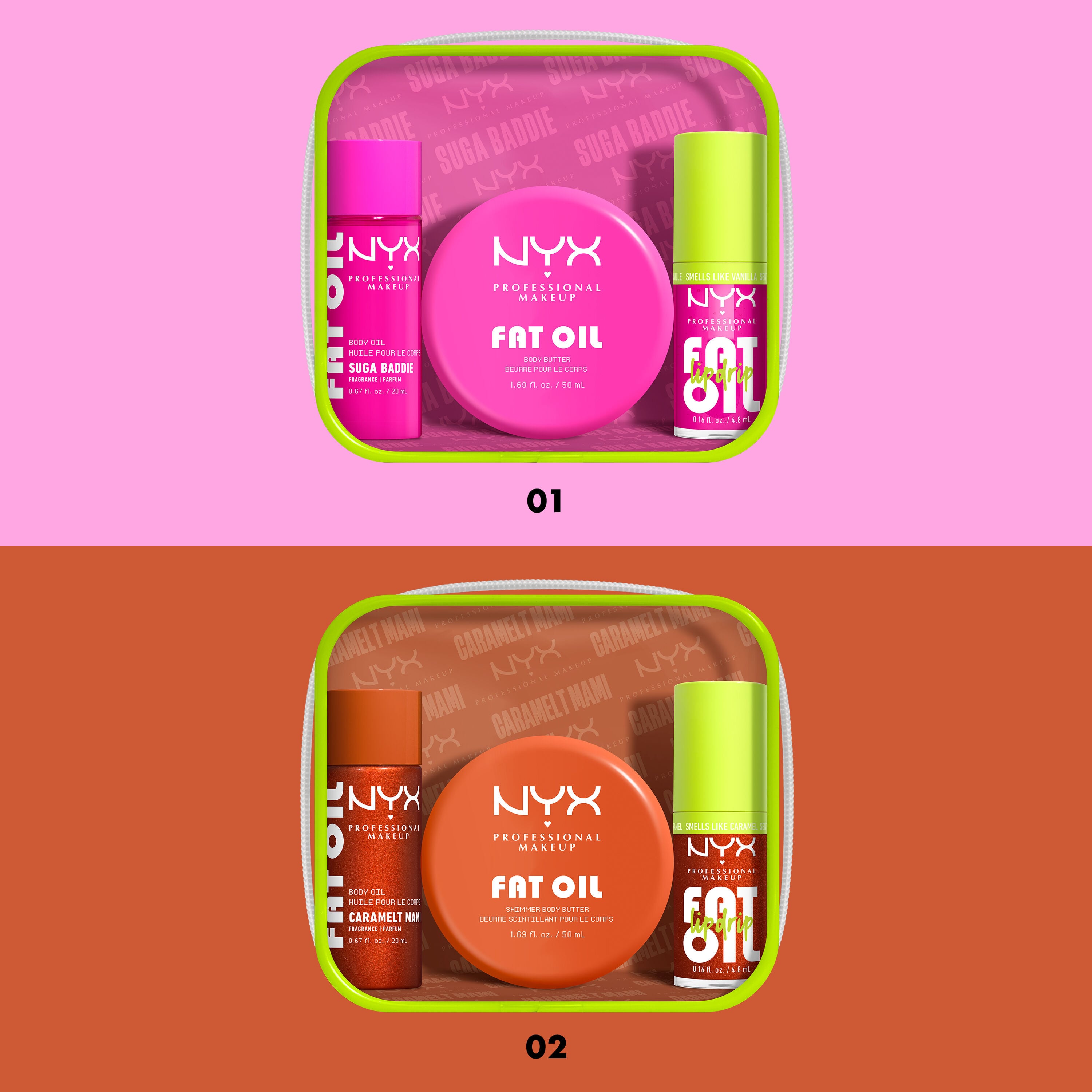 FAT OIL LIP & BODY KIT CARAMELT MAMI