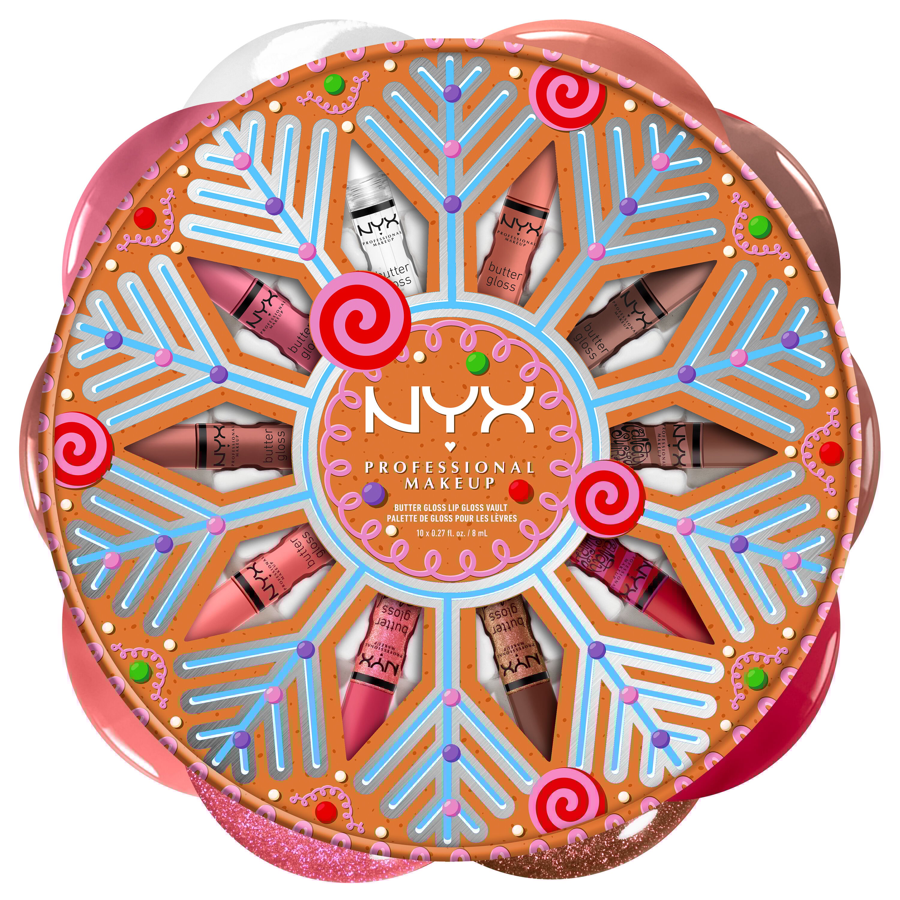 10-Piece Holiday Butter Gloss Vault | NYX Cosmetics