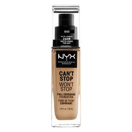 Can't Stop Won't Stop Foundation bottle on white background