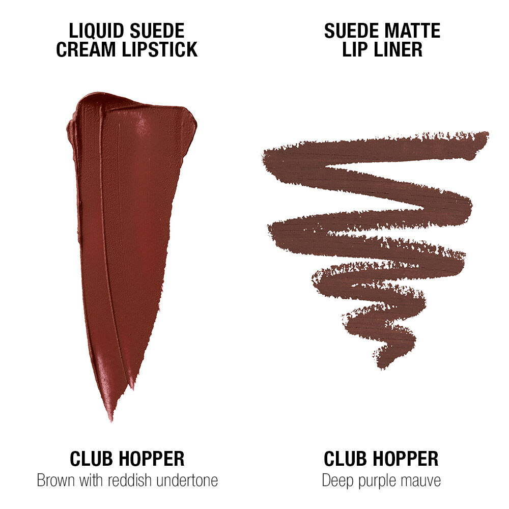 Liquid Suede Lip Kit Club Hopper NYX Professional Makeup