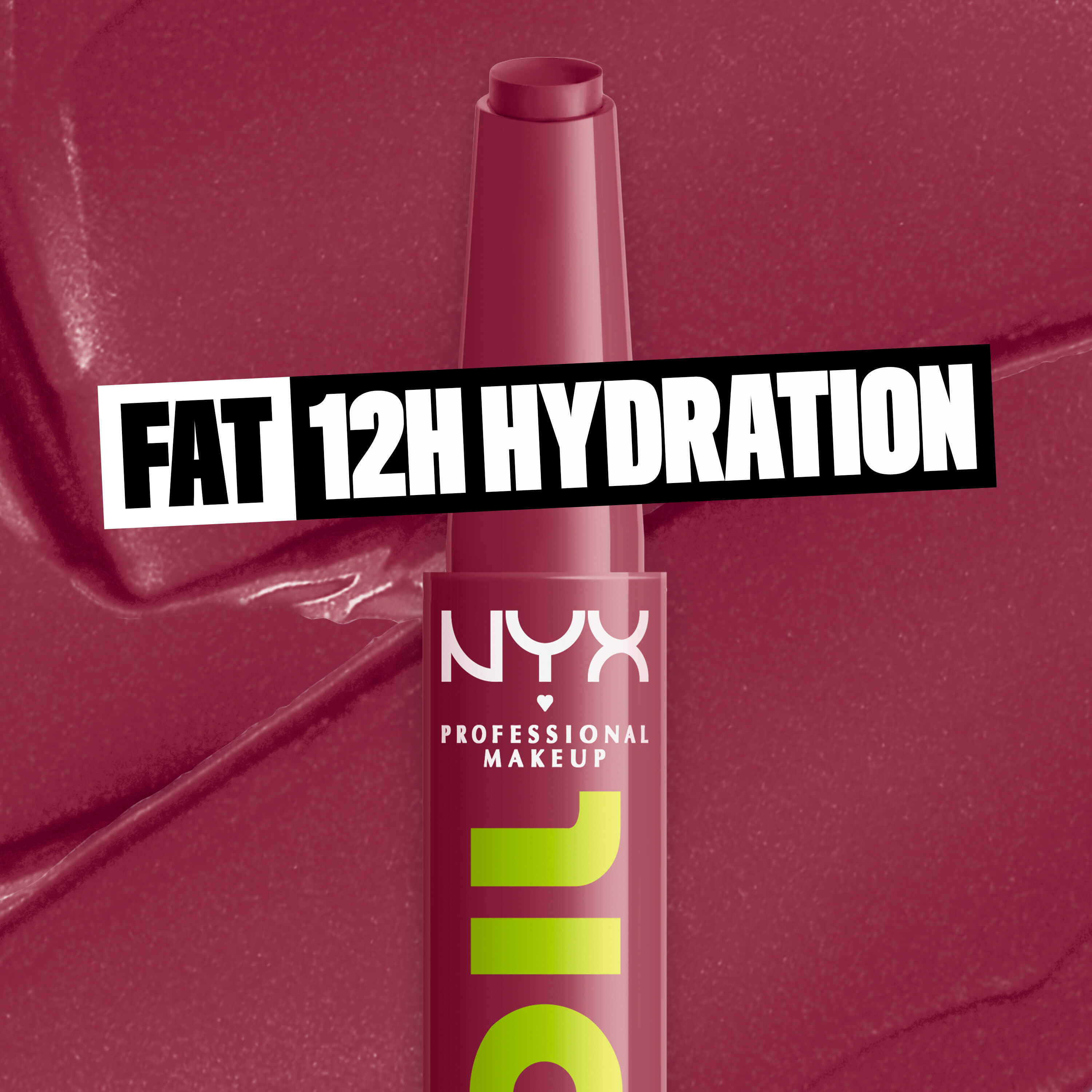 Close up of Fat Oil Slick Click in shade In the Drafts. Fat 12H Hydration