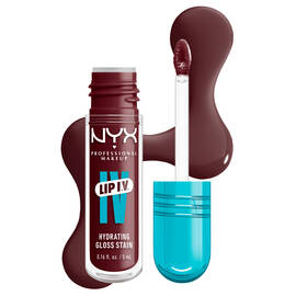 Lip I.V. Hydrating Lip Stain Gloss bottle and doe foot applicator