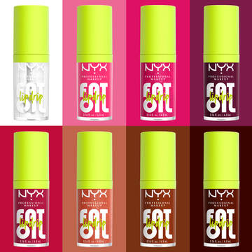 Fat Oil Lip Drip Lip Oil bottles in eight shades