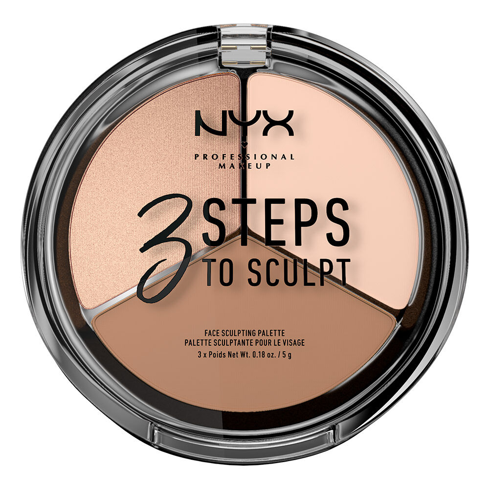 3 Steps To Sculpt Face Sculpting Palette Nyx Professional Makeup