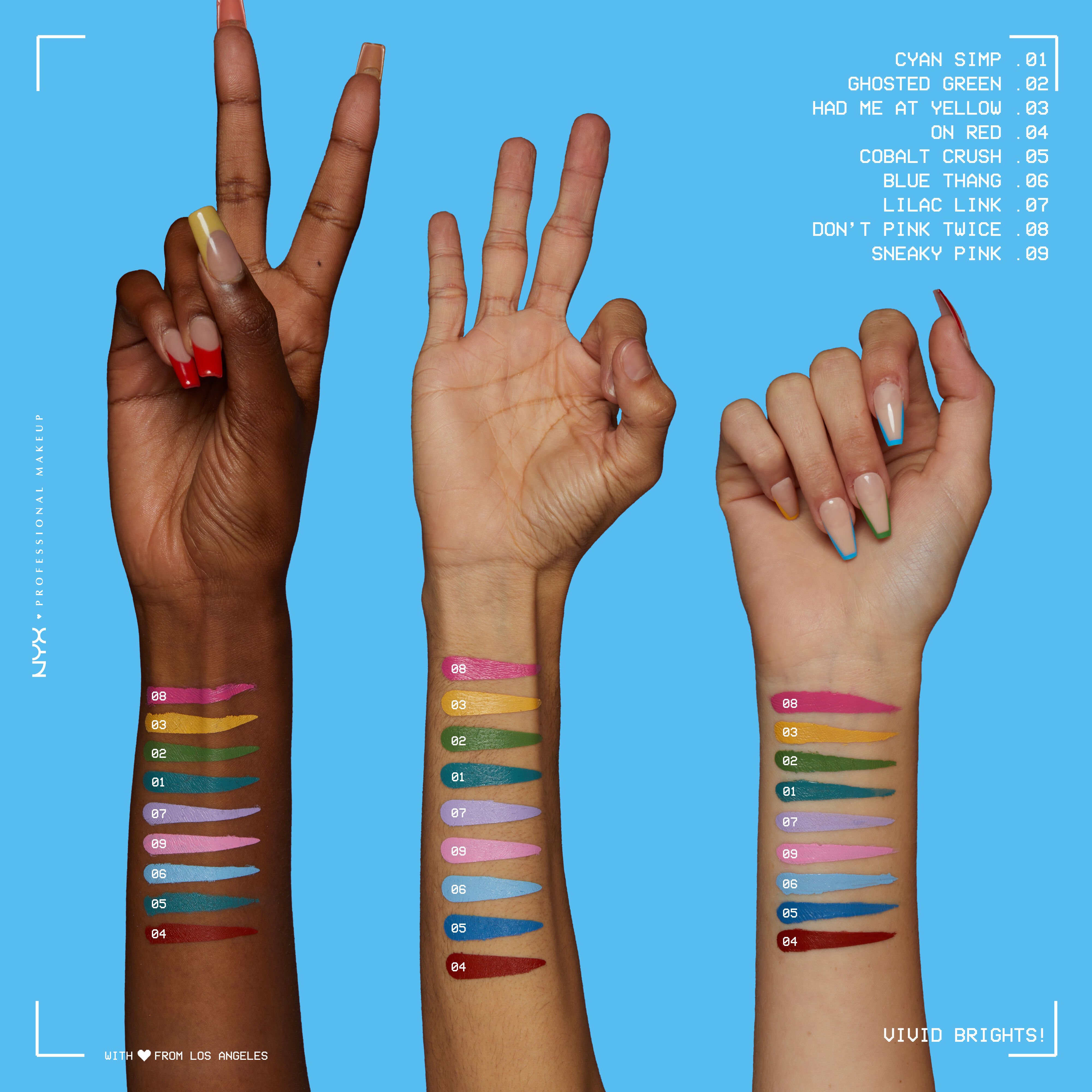 Vivid Brights Liquid Eyeliner | NYX Professional Makeup