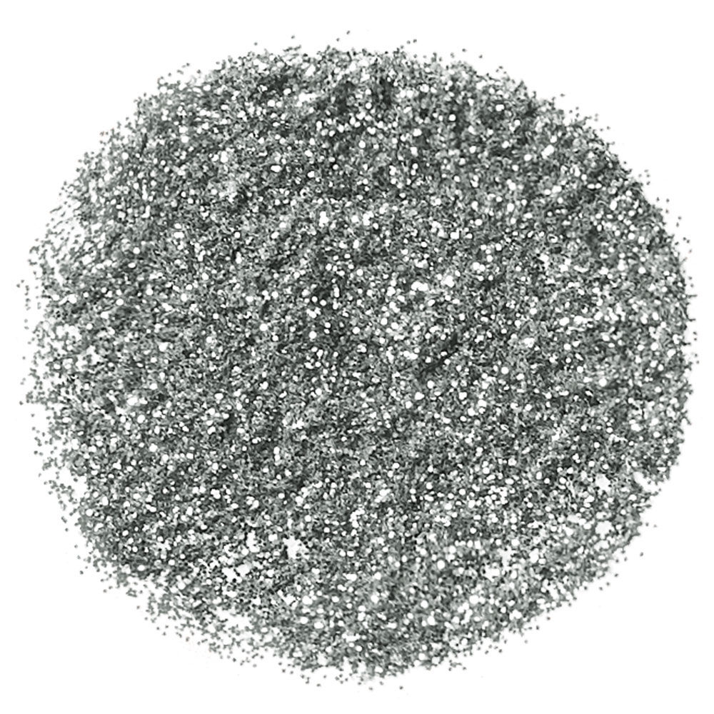 Face and body glitter up close