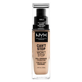 Can't Stop Won't Stop Foundation bottle on white background