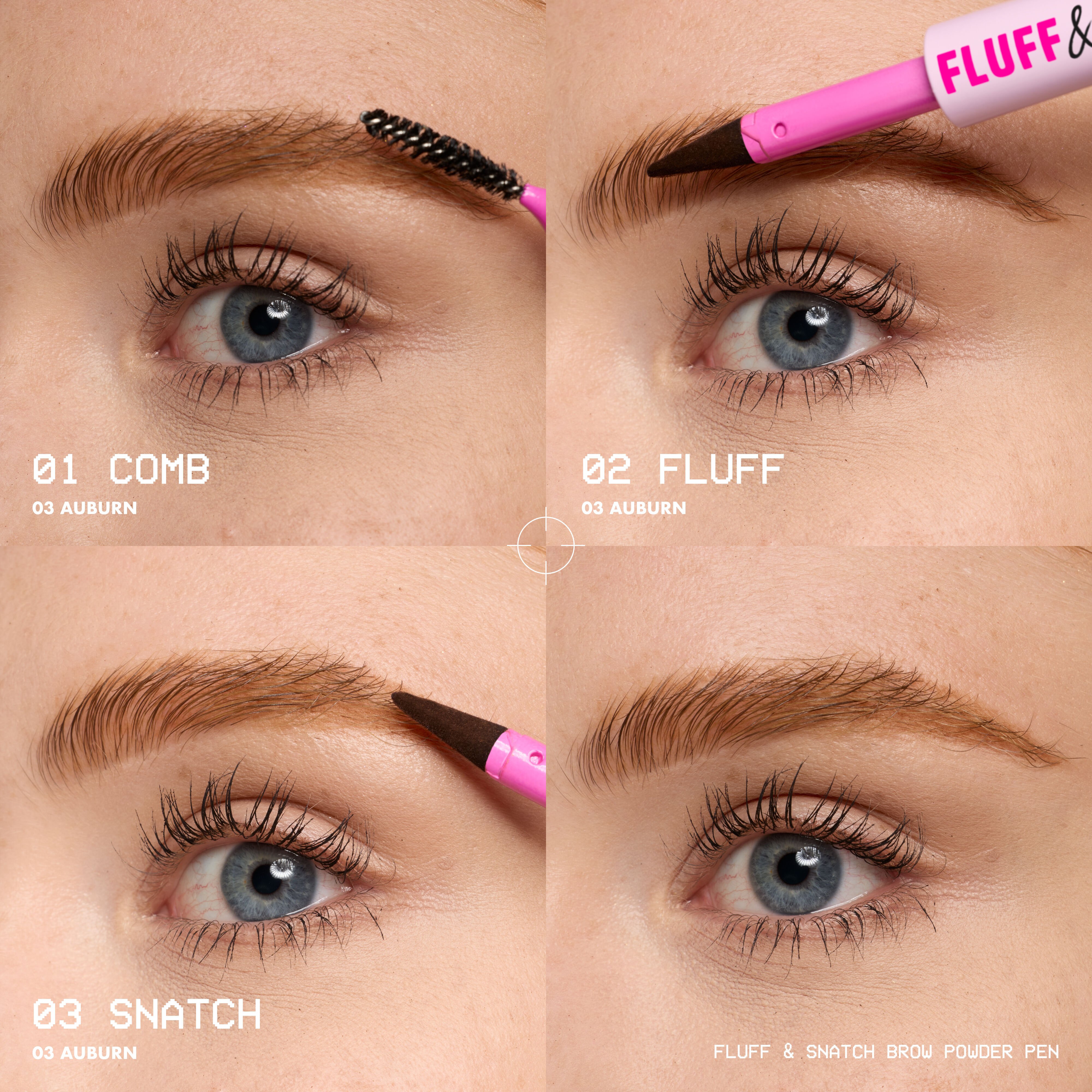 NYX Professional Makeup Fluff and Snatch Brow Powder Pen grid
