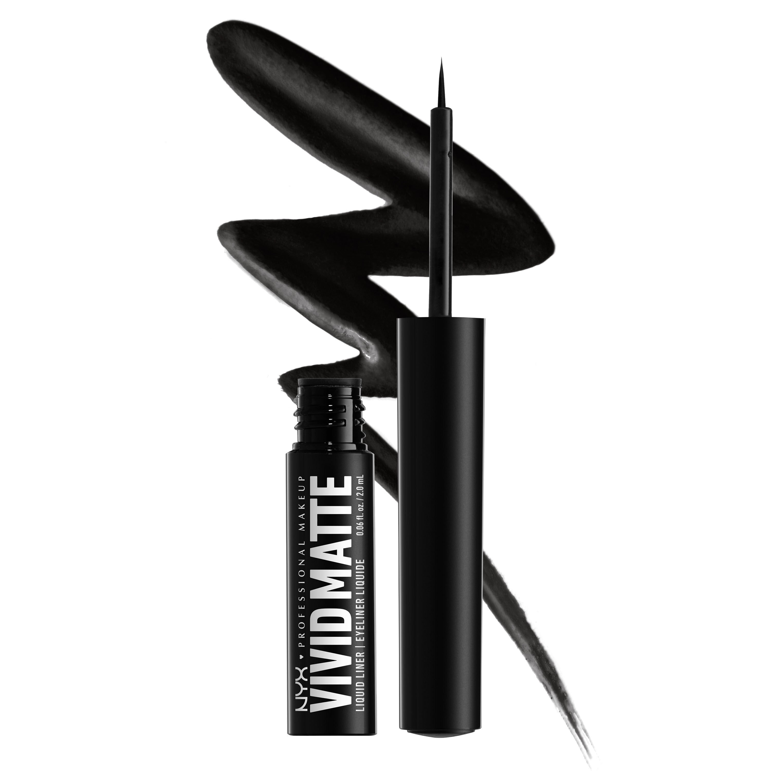 Vivid Matte Black Liquid Liner NYX Professional Makeup