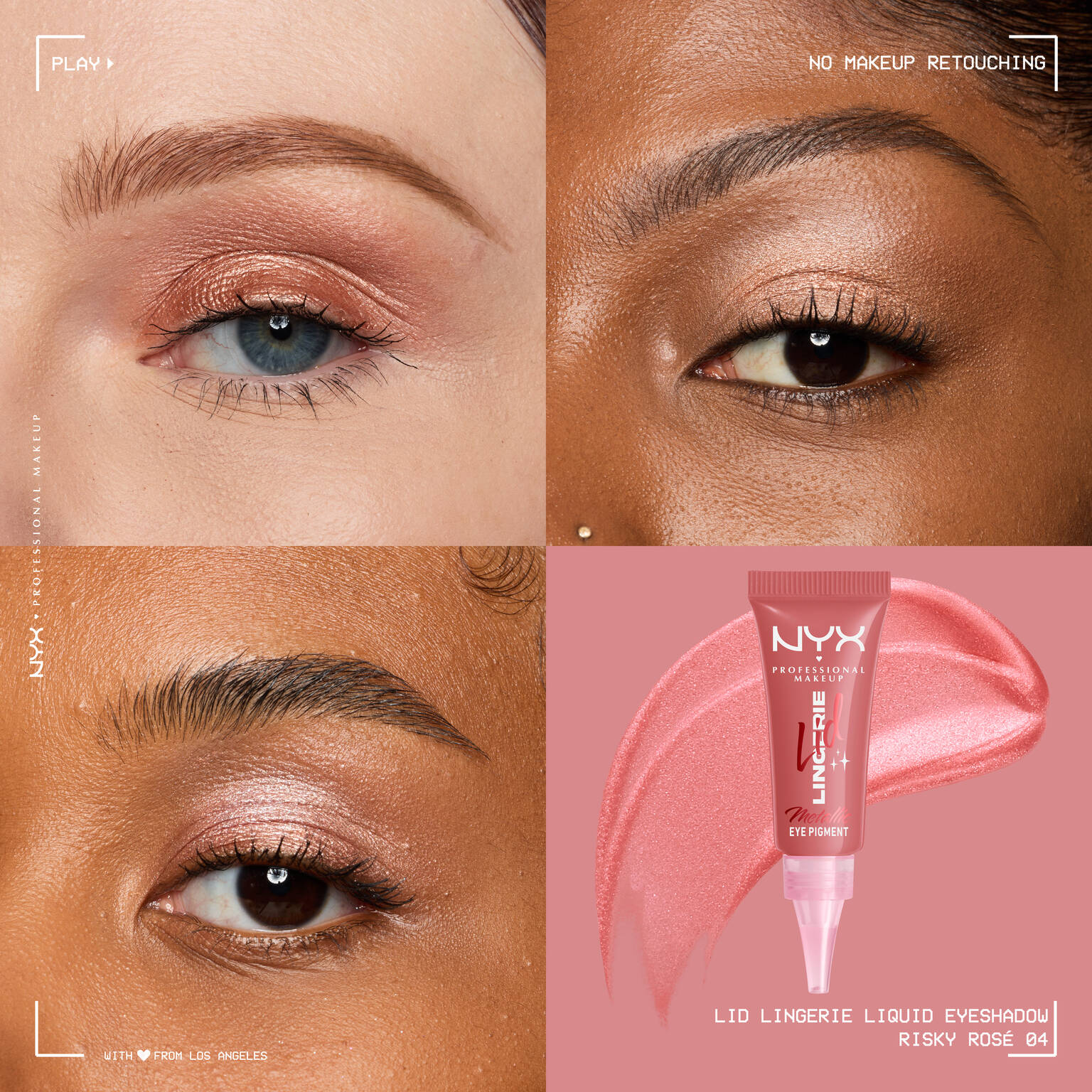 Cream Risky Lid Lingerie Cream Eye Pigment - Long-Wear Cream Eyeshadow No Primer ...