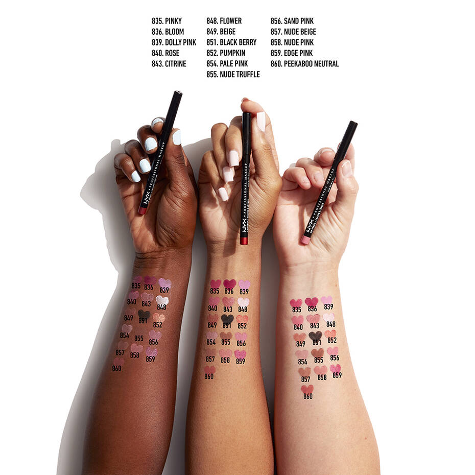 Longwear Slim Lip Pencil NYX Professional Makeup