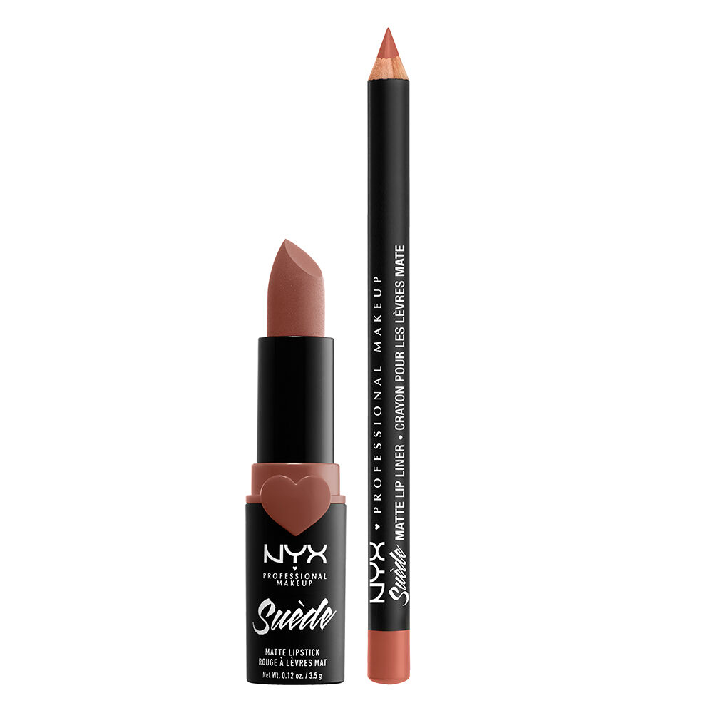 Suede Matte Lippie Duo Rosé The Day Nyx Professional Makeup