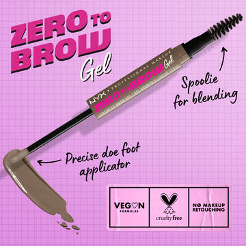 ZERO TO BROW LONGWEAR BROW GEL
