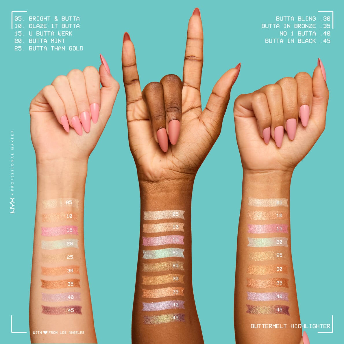 Shimmer Buttermelt Powder Highlighter NYX Cosmetics shimmer-buttermelt-powder-highlighter-nyx-cosmetics