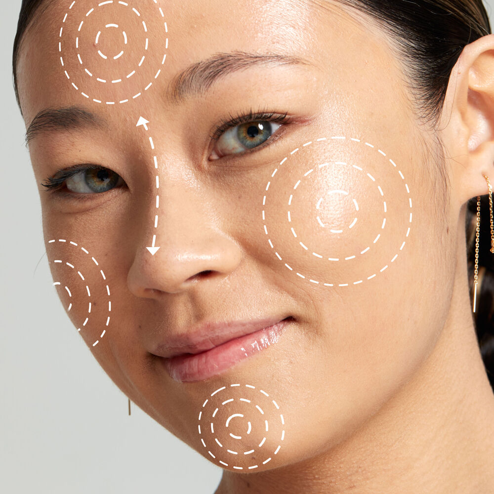 Bare With Me Hydrating Jelly Primer on model