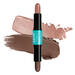 Wonder Stick Contour And Highlighter Stick  on white background and highlight & contour smear