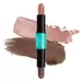 Wonder Stick Contour And Highlighter Stick  on white background and highlight & contour smear