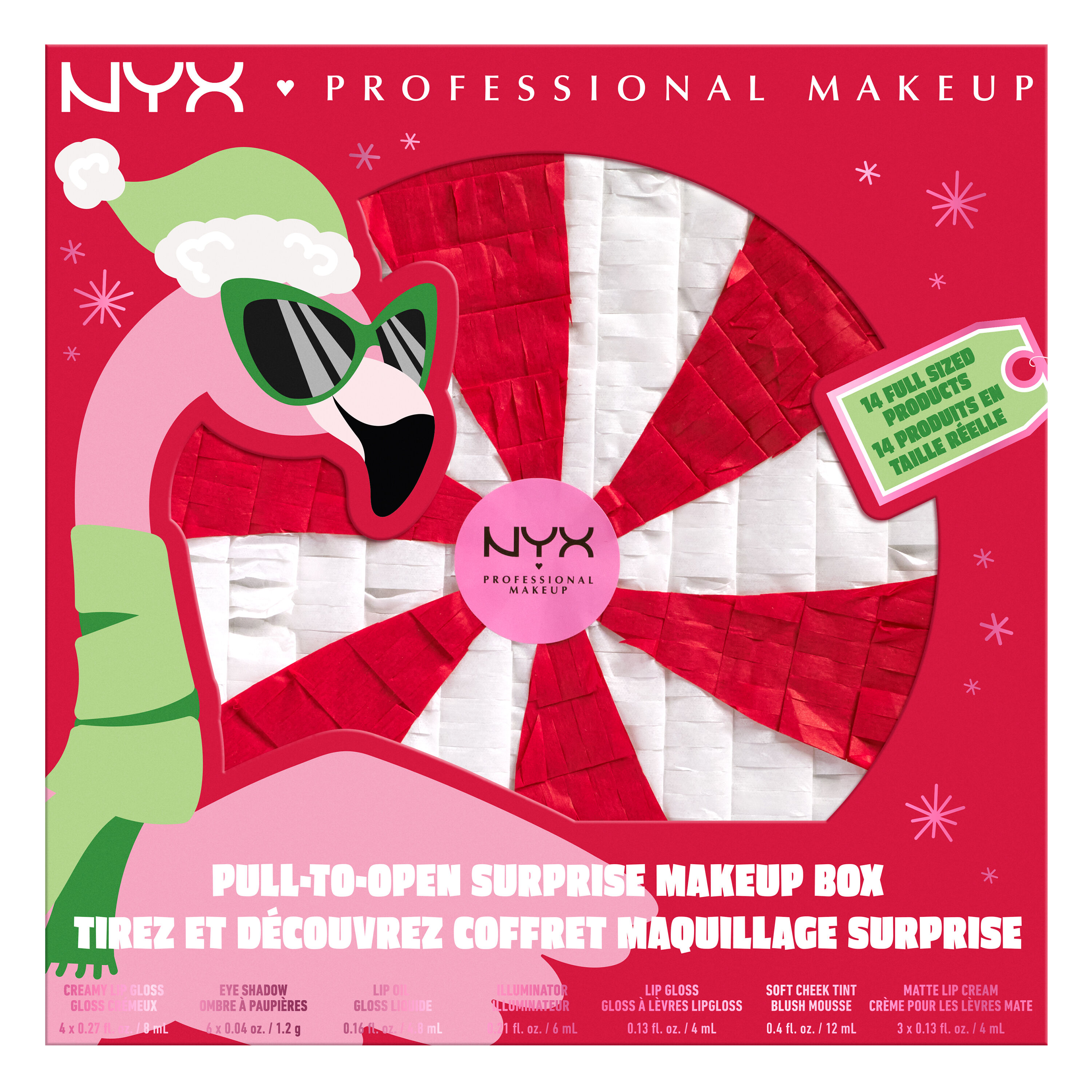 PULL-TO-SLEIGH SURPRISE MAKEUP BOX | NYX Professional Makeup