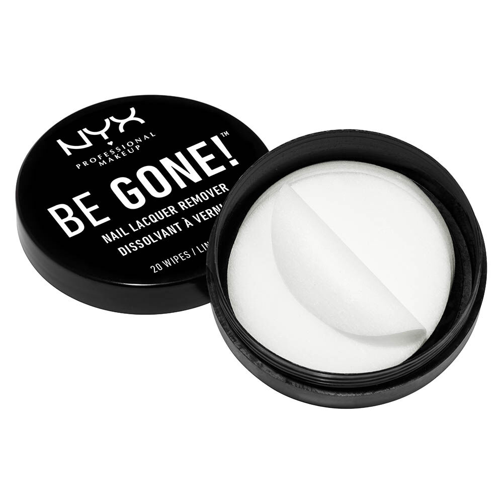 Be Gone! Nail Lacquer Remover Wipes NYX Professional Makeup