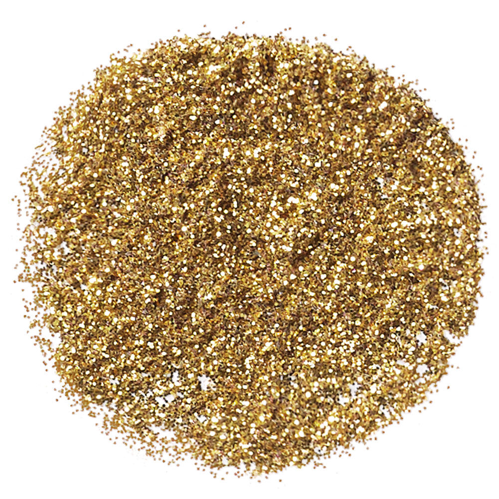 Face and body glitter up close