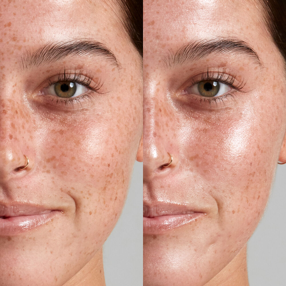 High glass face primer before and after model 2
