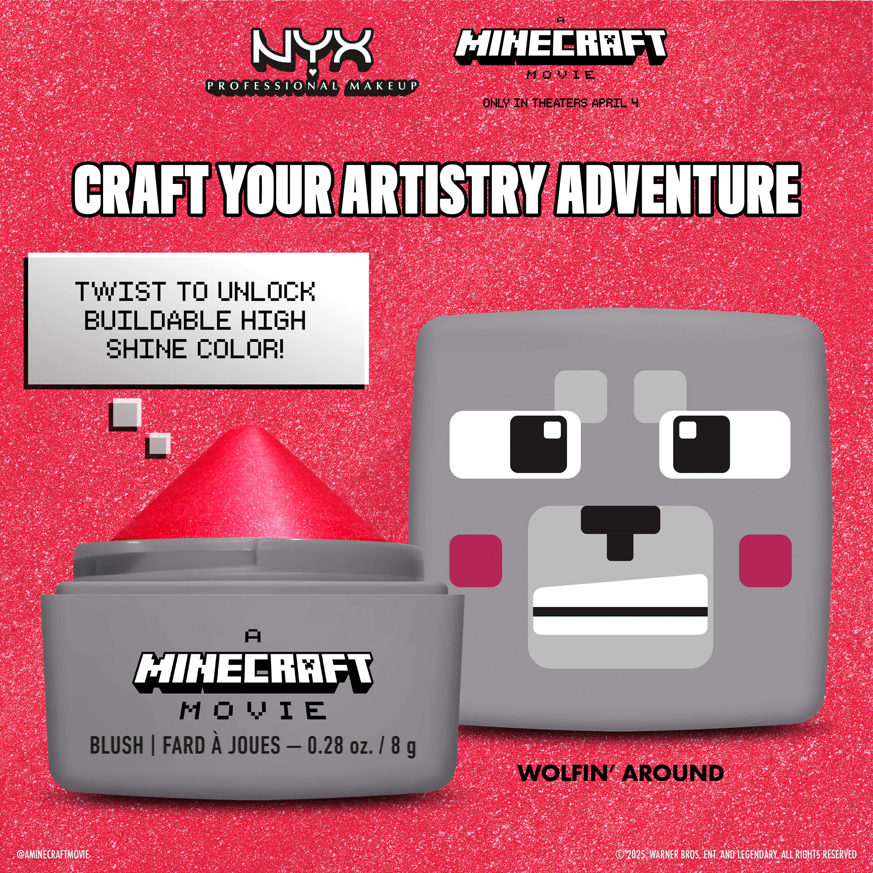 A MINECRAFT MOVIE CHEEKY MOB BALMS