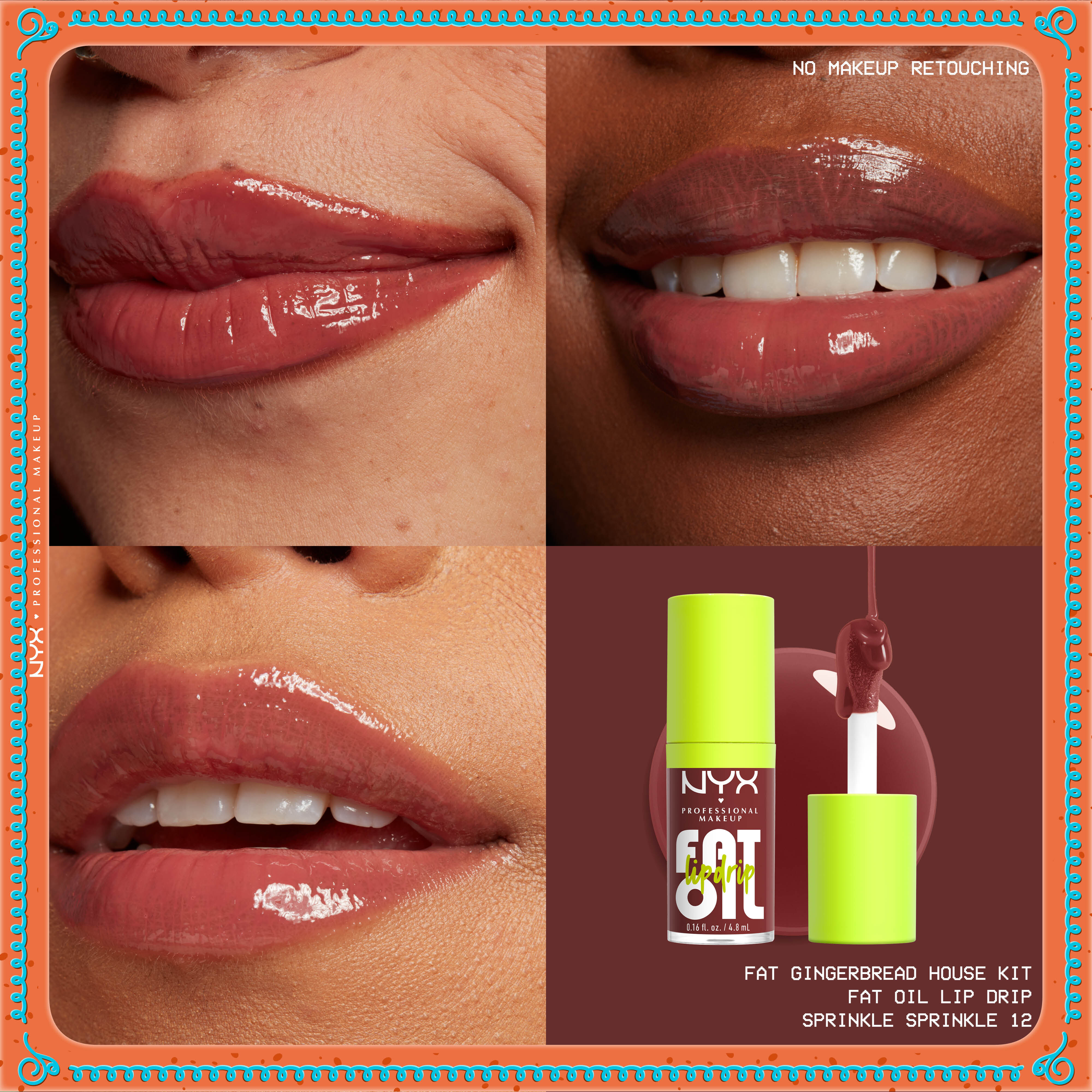 Holiday Fat Gingerbread House Gift Set