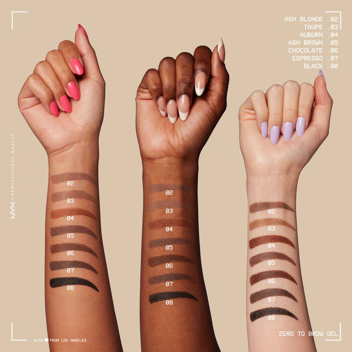 ZerotoBrow Tinted Brow Gel NYX Professional Makeup