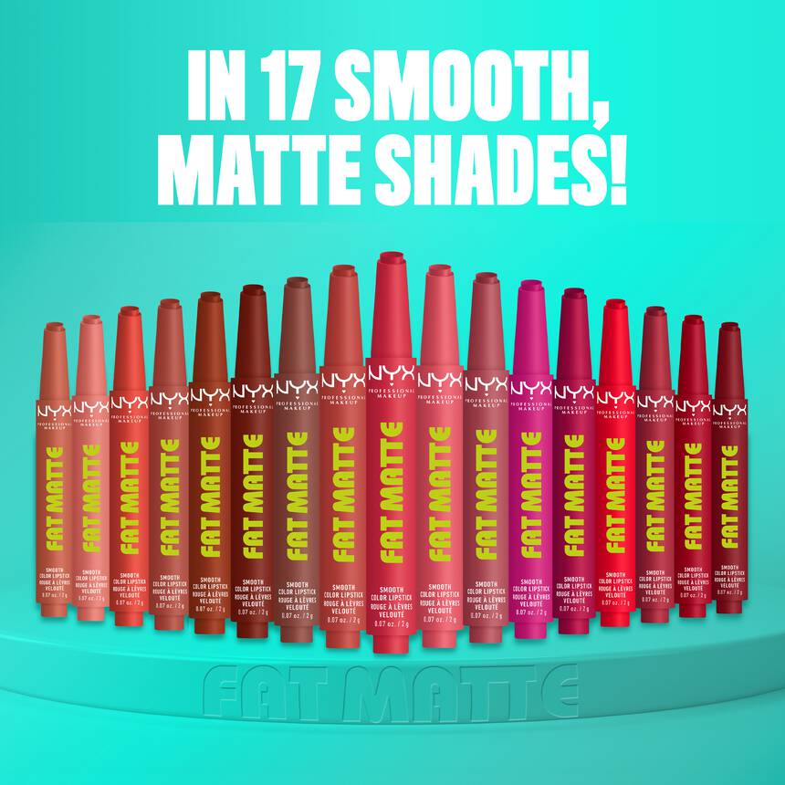 Mattte Color Matte Lipstick Pen - Fat Matte Smooth Color Lipstick | NYX Professional ...