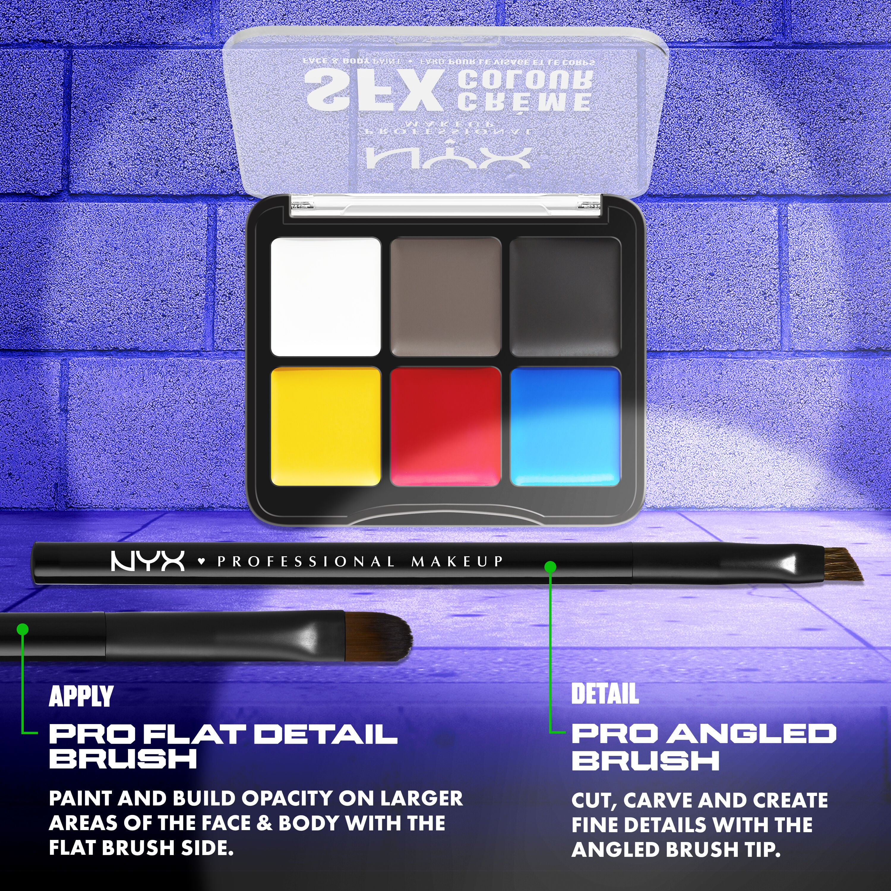 education on how to use and create looks with sfx palettes