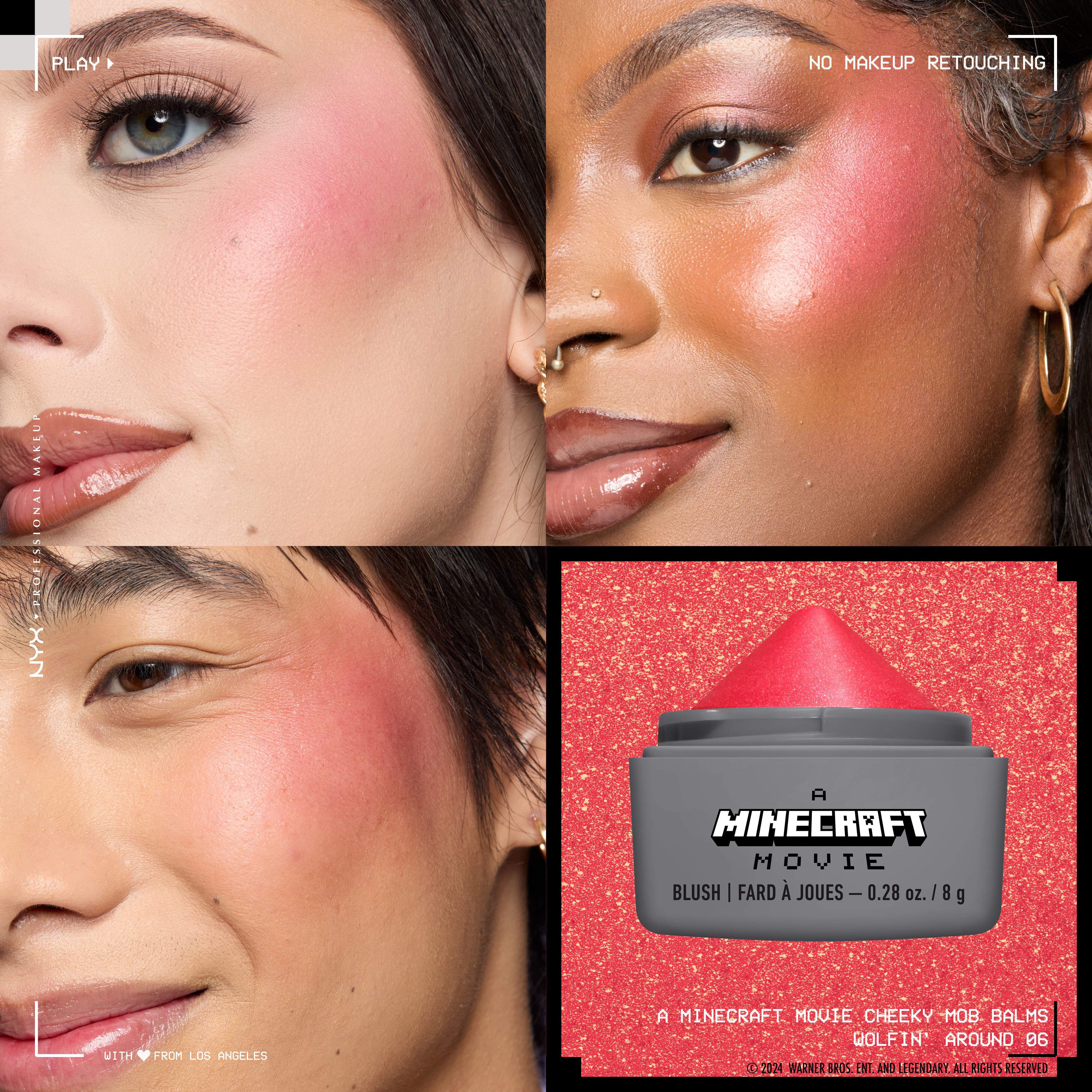 A MINECRAFT MOVIE CHEEKY MOB BALMS